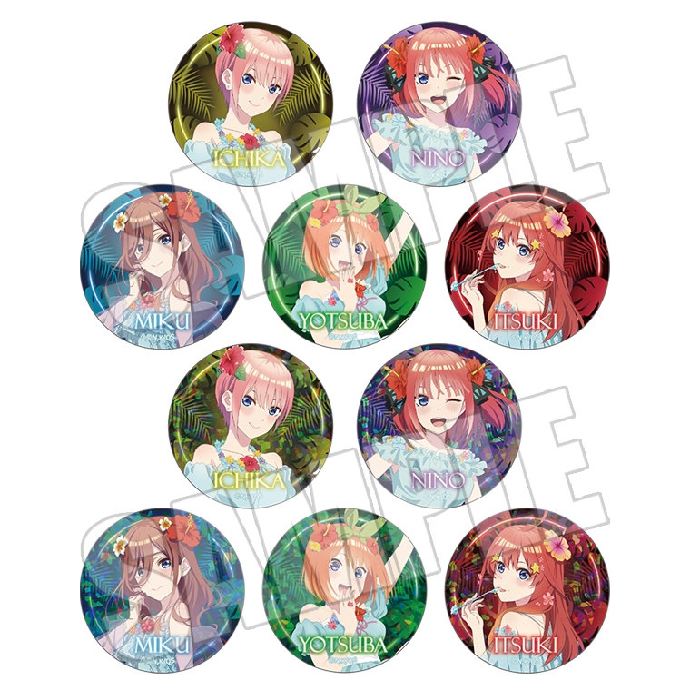 【グッズ-バッチ】五等分の花嫁∽ ブラインドレア入缶バッジ＜梅雨のうたたね、夢見る夏＞