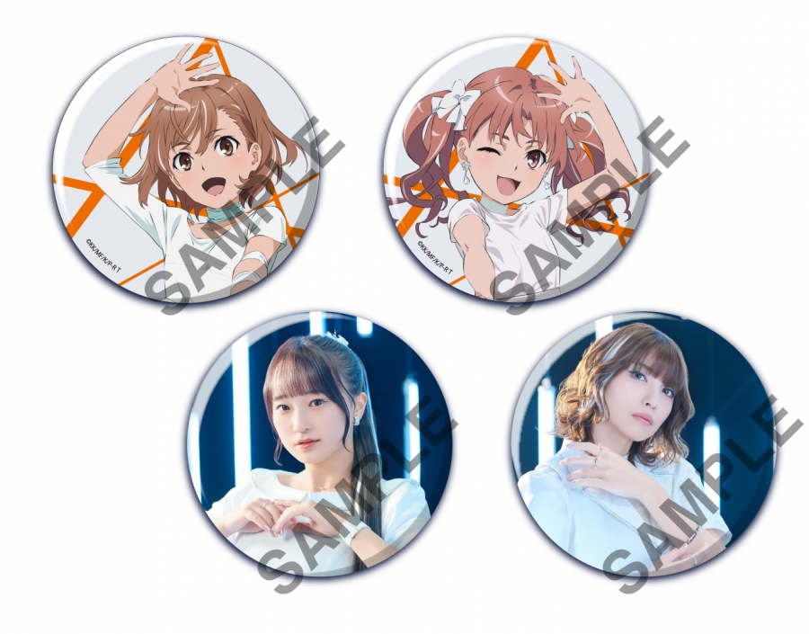 缶バッジ4個セット（ジャケット用版権＜2キャラ＞）＋Phase3＜上杉真央、阿部寿世＞）