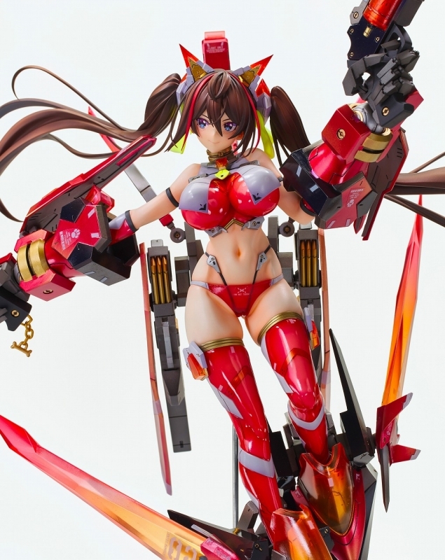 【フィギュア】ヴェルテクス・オリジナルズ オービットガールズ ENTRY NO.02 アカネ・ヒナツ ノンスケール ABS製塗装済み完成品 サブ画像2