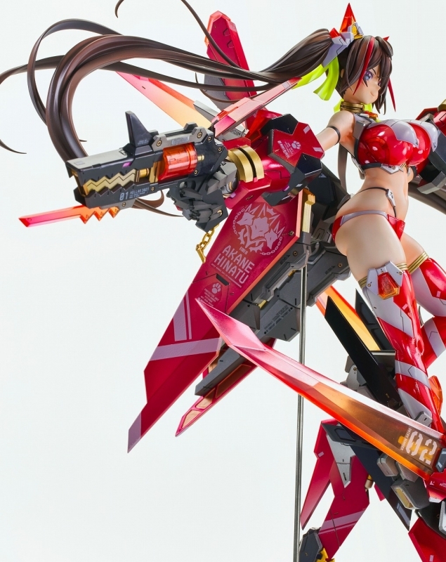 【フィギュア】ヴェルテクス・オリジナルズ オービットガールズ ENTRY NO.02 アカネ・ヒナツ ノンスケール ABS製塗装済み完成品 サブ画像4