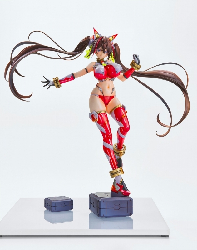 【フィギュア】ヴェルテクス・オリジナルズ オービットガールズ ENTRY NO.02 アカネ・ヒナツ ノンスケール ABS製塗装済み完成品 サブ画像8