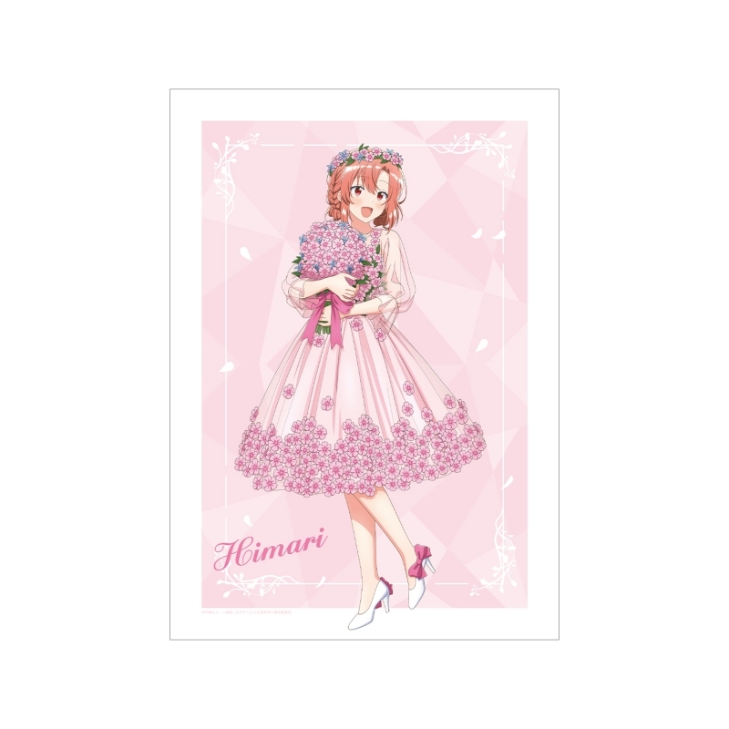 【グッズ-ポスター】ささやくように恋を唄う 描き下ろし 木野 ひまり 花びらドレスver. A3マット加工ポスター