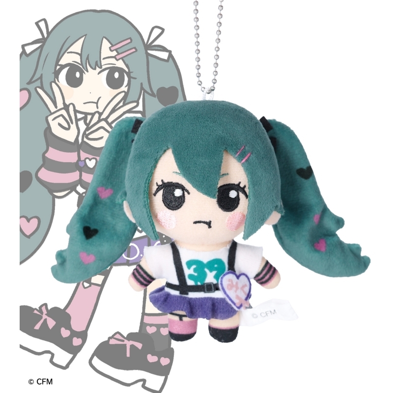 【グッズ-ぬいぐるみ】初音ミク Art by coalowl ぬいぐるみマスコット ver.B