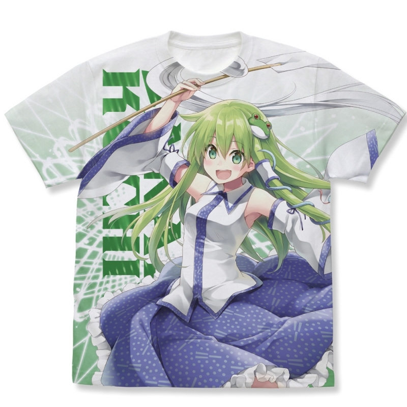 【グッズ-Tシャツ】東方Project 東風谷早苗 フルグラフィックTシャツ えれっとver./WHITE-M