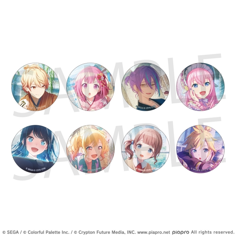 【グッズ-バッチ】プロジェクトセカイ カラフルステージ！ feat. 初音ミク グリッター缶バッジ イベントイラストコレクション vol.45 A