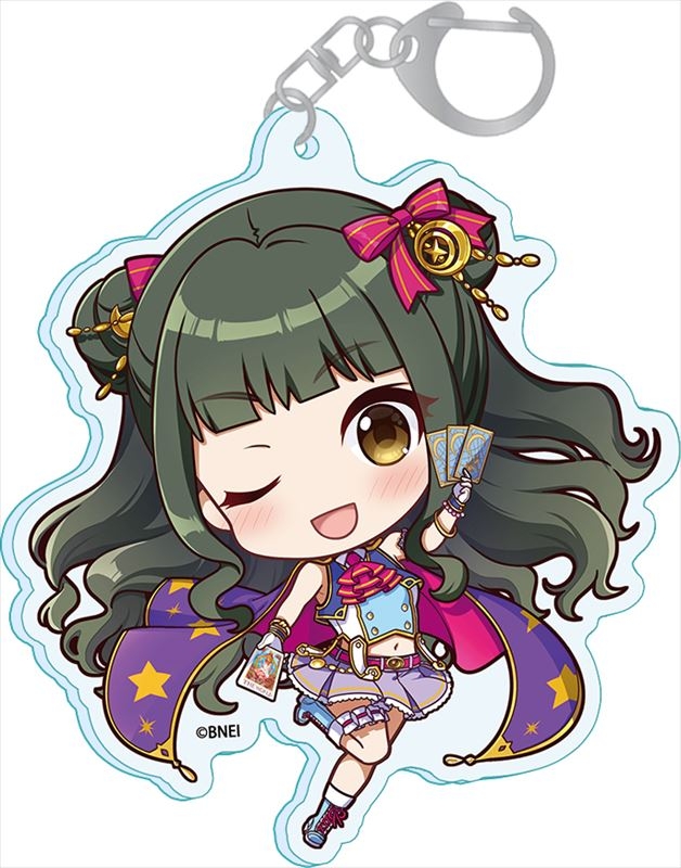 【グッズ-キーホルダー】アイドルマスター シンデレラガールズ ぷちちょこ アクリルキーホルダー 藤居朋