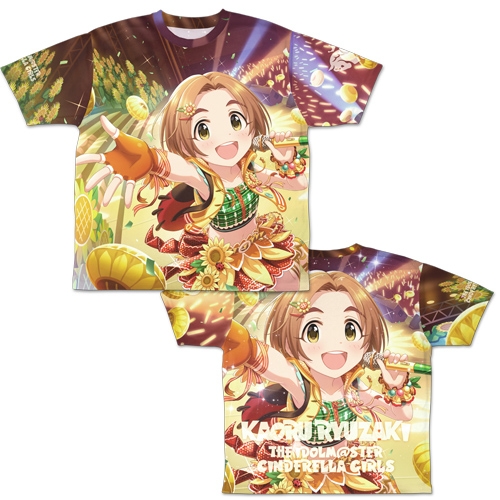 【グッズ-Tシャツ】アイドルマスター シンデレラガールズ ひまわりサニーデイ 龍崎薫 両面フルグラフィックTシャツ/XL