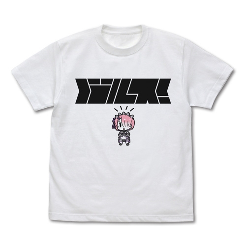 【グッズ-Tシャツ】Re:ゼロから始める異世界生活 ラムの「バルス!」 Tシャツ/WHITE-L