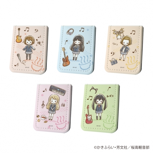 【グッズ-文房具】けいおん! レザーフセンブック 01/ブラインド (全5種)(グラフアート)