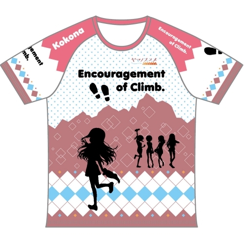 【グッズ-Tシャツ】ヤマノススメ サードシーズン トレイルTシャツ 青羽ここなVer. Mサイズ サブ画像2