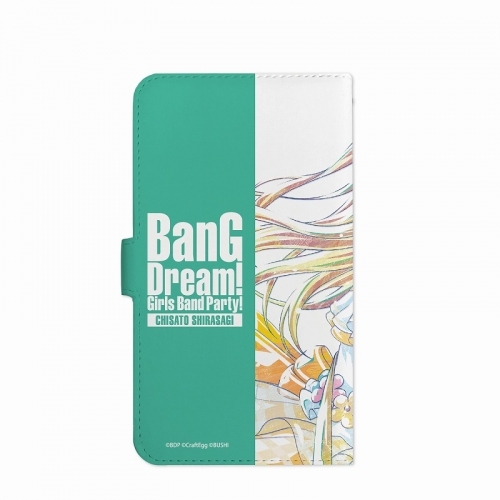 【グッズ-携帯グッズ】BanG Dream! ガールズバンドパーティ! 白鷺千聖 Ani-Art 手帳型スマホケース(対象機種/Mサイズ) サブ画像2