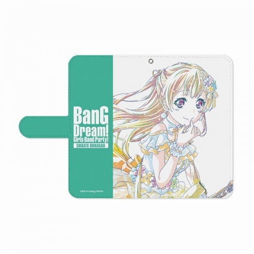 【グッズ-携帯グッズ】BanG Dream! ガールズバンドパーティ! 白鷺千聖 Ani-Art 手帳型スマホケース(対象機種/Mサイズ) サブ画像3