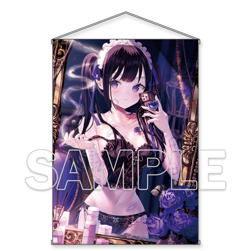 【グッズ-タペストリー】電撃萌王 れーかるる描き下ろしタペストリー