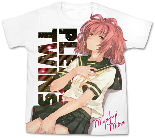 【グッズ-Tシャツ】おねがい☆ツインズ 宮藤深衣奈 フルグラフィック Tシャツ M