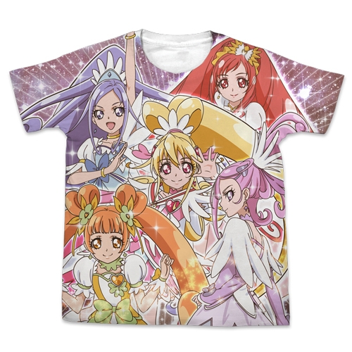 【グッズ-Tシャツ】ドキドキ!プリキュア フルグラフィックTシャツ XL