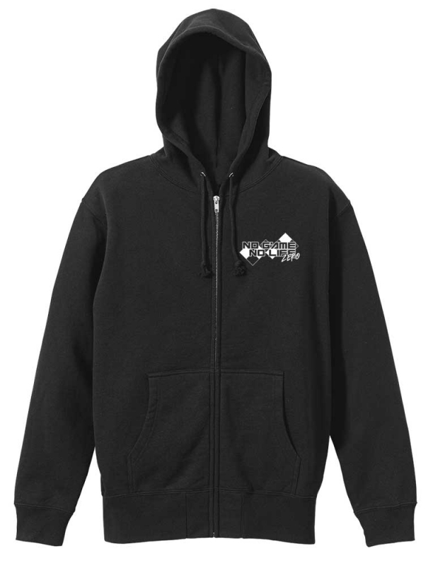 【グッズ-ウィンドブレーカー】ノーゲーム・ノーライフ ゼロ 描き下ろし シュヴィ フルカラージップパーカー Brilliant Ver. BLACK-XL
