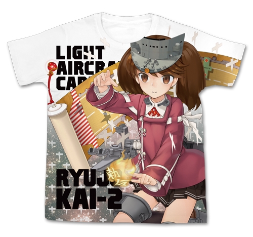 【グッズ-Tシャツ】艦隊これくしょん～艦これ～ 龍驤改二 フルグラフィックTシャツ S