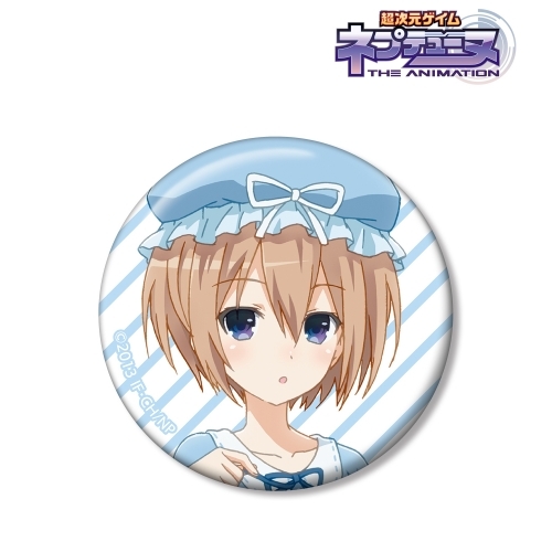【グッズ-バッチ】超次元ゲイム ネプテューヌ 描き下ろしイラスト ブラン 缶バッジ