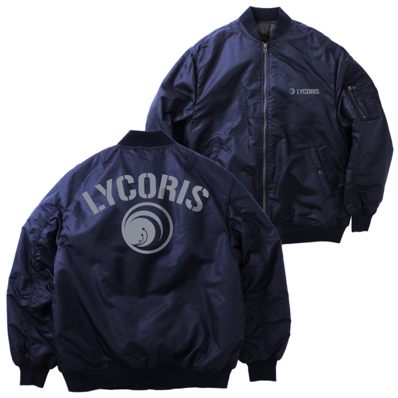 【グッズ-ウィンドブレーカー】リコリス・リコイル リコリス MA-1ジャケット NAVY-L