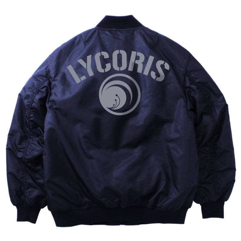 【グッズ-ウィンドブレーカー】リコリス・リコイル リコリス MA-1ジャケット NAVY-L サブ画像3