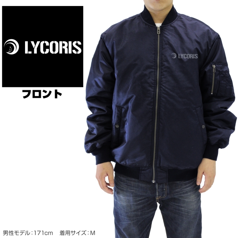 【グッズ-ウィンドブレーカー】リコリス・リコイル リコリス MA-1ジャケット NAVY-L サブ画像4