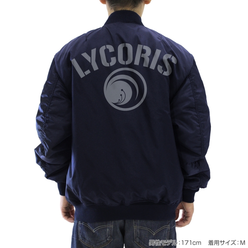 【グッズ-ウィンドブレーカー】リコリス・リコイル リコリス MA-1ジャケット NAVY-L サブ画像5