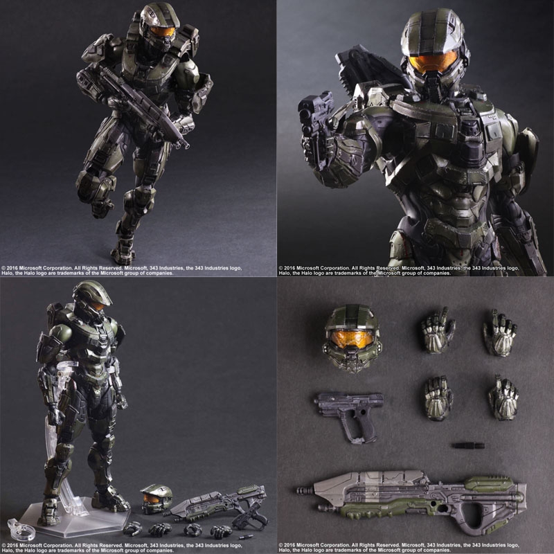 【アクションフィギュア】HALO 5: GUARDIANS PLAY ARTS改 -KAI- マスターチーフ サブ画像4