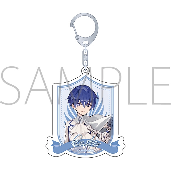 【グッズ-キーホルダー】初音ミクシリーズ ホログラムアクリルキーホルダー 騎士 F KAITO