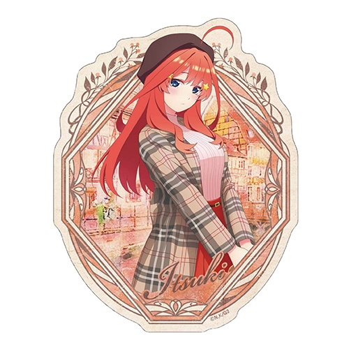 【グッズ-ステッカー】五等分の花嫁∬ トラベルステッカー(勝負服デート) 5 中野五月