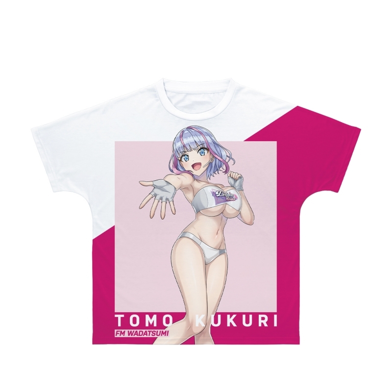 【グッズ-Tシャツ】ドルフィンウェーブ 久々利 トモ フルグラフィックTシャツユニセックス(サイズ/XL)