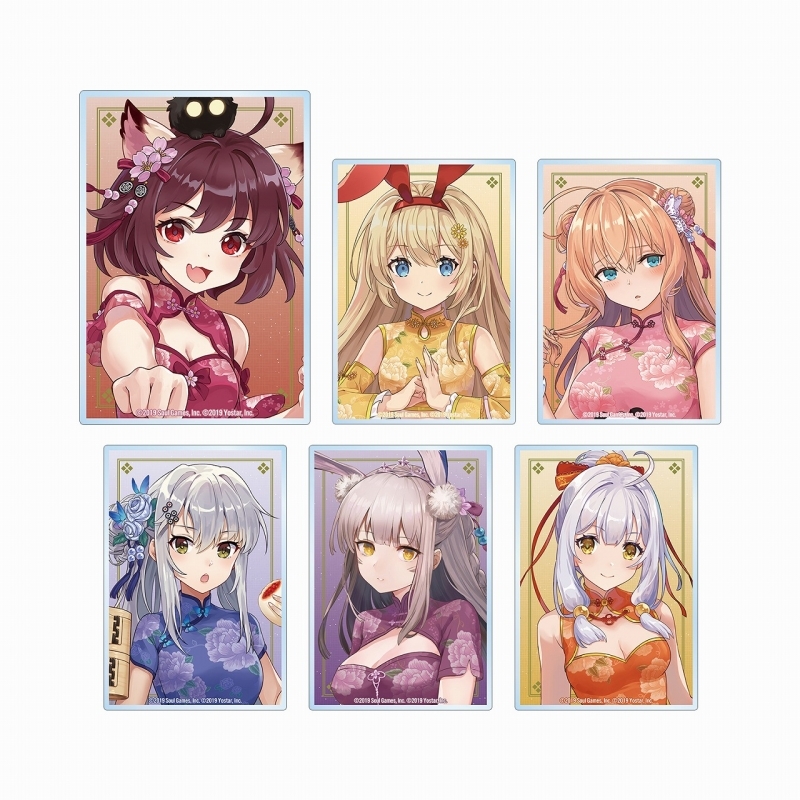【グッズ-カード】雀魂-じゃんたま- 描き起こしイラスト チャイナドレスver. トレーディングアクリルカード