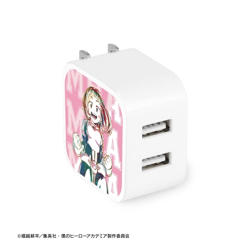 【グッズ-携帯グッズ】僕のヒーローアカデミア 麗日お茶子 Ani-Art 第3弾 全身ver. 2ポートUSBアダプター サブ画像3