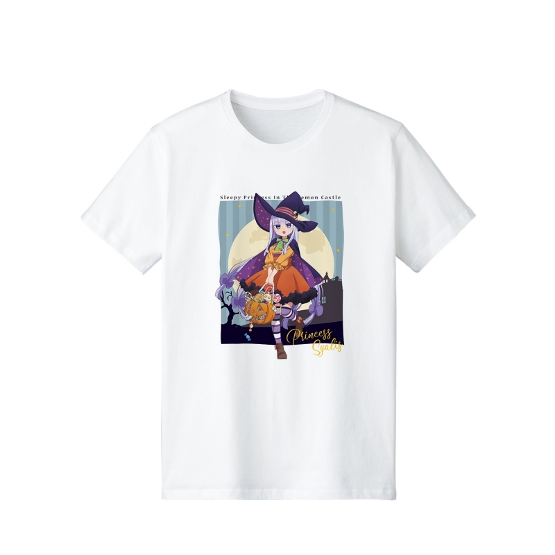 【グッズ-Tシャツ】魔王城でおやすみ 描き下ろしイラスト スヤリス姫 ハロウィンver. Tシャツメンズ(サイズ/L)