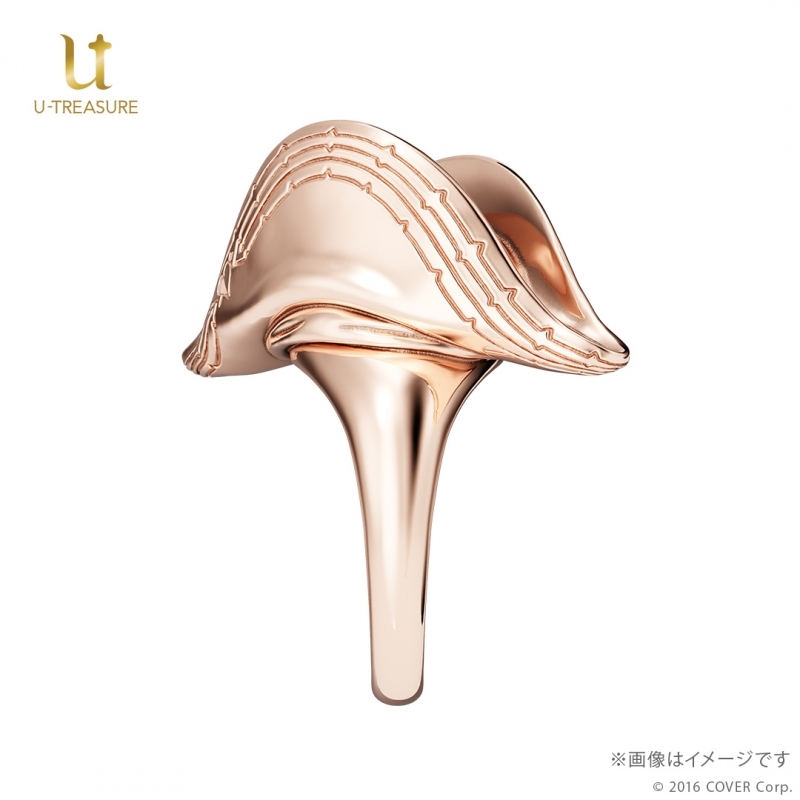 【グッズ-指輪】宝鐘マリン 海賊帽子リング シルバー(ピンクゴールドコーティング)  13号 サブ画像3