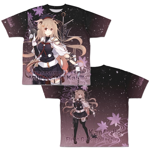 【グッズ-Tシャツ】艦隊これくしょん -艦これ- 村雨改二 両面フルグラフィックTシャツ/S