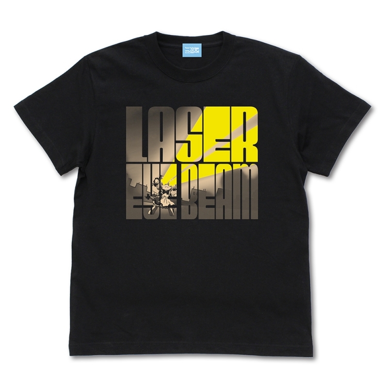 【グッズ-Tシャツ】令和のデ・ジ・キャラット 目からビーム Tシャツ BLACK-XL【ゲーマーズ先行】
