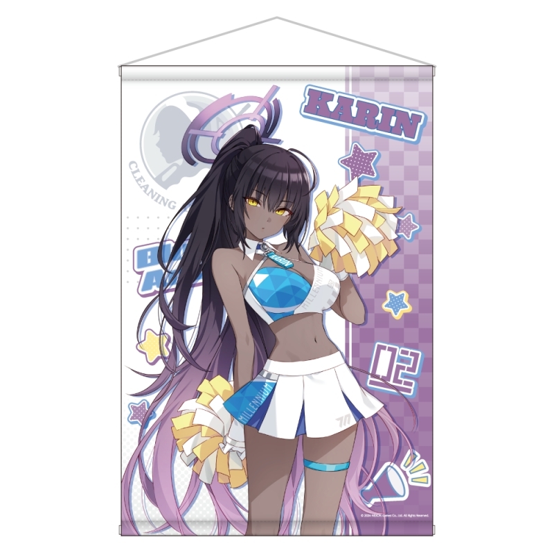 【グッズ-タペストリー】ブルーアーカイブ -Blue Archive- 描き下ろしB2タペストリー 3.5th Anniversary POP UP STORE / カリン
