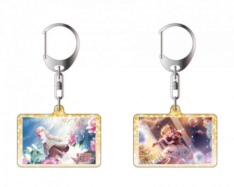 【グッズ-キーホルダー】ラブライブ！蓮ノ空女学院スクールアイドルクラブ両面キーホルダー 日野下花帆 冬のおくりもの ver【ゲーマーズ先行】