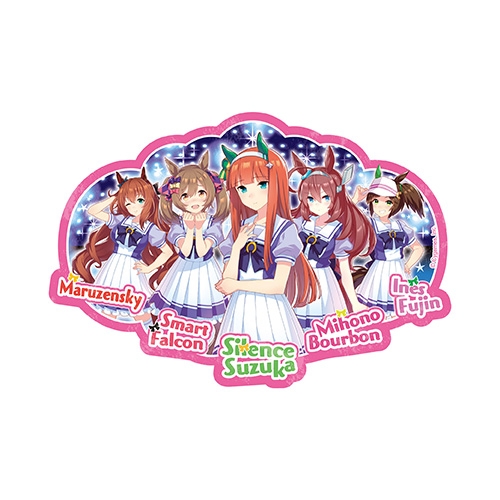 【グッズ-ステッカー】ウマ娘 プリティーダービー トラベルステッカー 2.逃げウマ娘